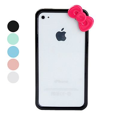 Protective Hard Silicone Bumper for iPhone 4 and iPhone 4S (