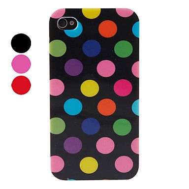 Dot Pattern Silicone Case for iPhone 4 and 4S