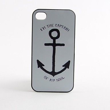 Anchor Pattern Hard Case for iPhone 4/4S