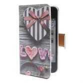 Heart Shaped Gift Case Pattern PU Full Body Case with Card S