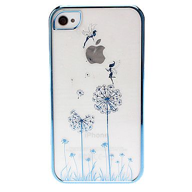 Butterfly Girl on the Dandelion Pattern Hard Case for iPhone