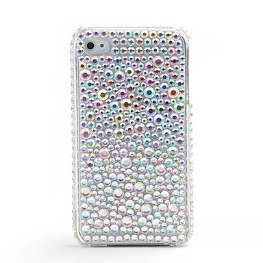 reflective-protective-hard-silver-case-with-crystals-for-iph