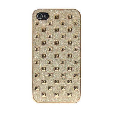 gold-plated-shining-square-rivet-pattern-hard-case-for-iphon