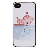 cat-kissing-fish-pattern-pc-hard-case-with-matte-inside-for-