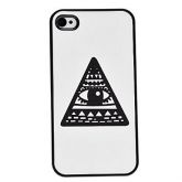 Flash Design Eye Pattern Hard Case for iPhone 4/4S